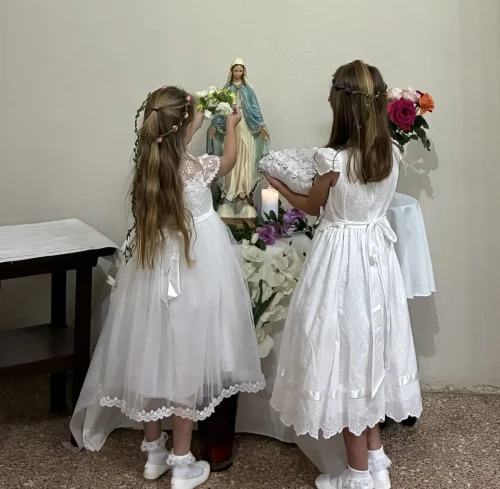 May Crowning at Sacred Heart Church, Moreauville.