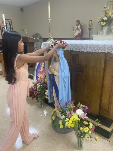 May Crowning, Our Lady of Lourdes Church, Winnfield