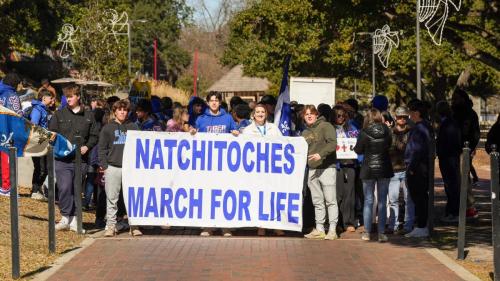 The Natchitoches March for Life was held on January 24.
