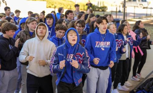 St. Mary's Catholic School students participate in the Natchitoches March for Life event held January 24.