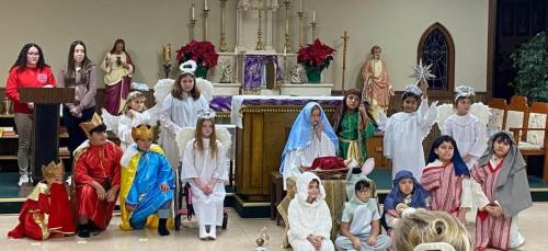 Christmas Program at Our Lady of Lourdes in Winnfield