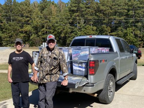 Our Lady of Lourdes in Winnfield deliver relief supplies to North Carolina