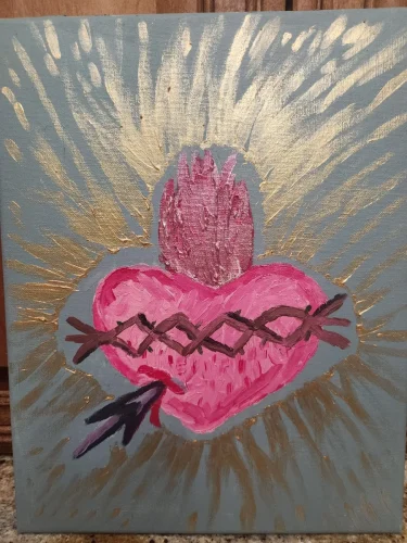 Paint and Pray event held at St. Francis Xavier Cathedral, Alexandria