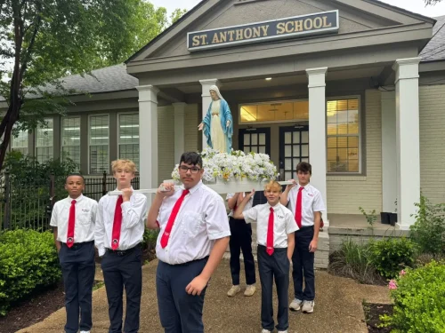 May Crowning at St. Anthony School, Bunkie