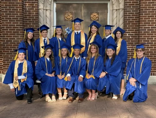 8th Grade Graduation at Sacred Heart School, Moreauville