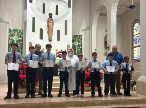 Sacred Heart School's Columbian Squires