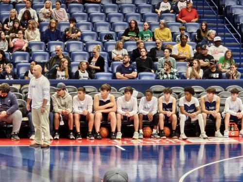 St Joseph School Basketball plays in the New Orleans Pelicans Arena