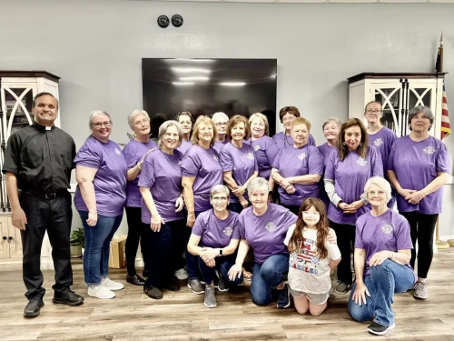 The Ladies of Immaculate Conception team at Immaculate Conception Church, Dupont hosted an ice cream sundae party and bingo for the residents of Avoyelles Manor Nursing home. 