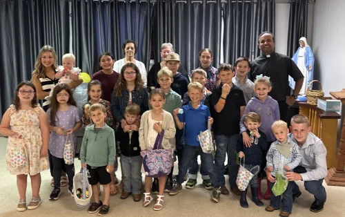 St. Genevieve Easter Egg Hunt.