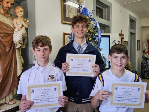 St. Joseph School Students of the Year