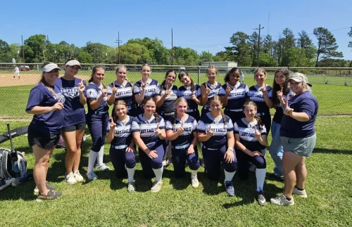 St. Joseph School Lady Eagles Softball wins 2026 District Championship.