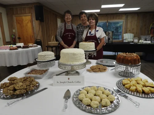 Table-St. Joseph Church, Colfax. Desserts with the Seminarians held at Maryhill on Thursday, July 23. 