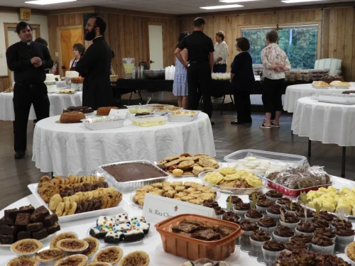 Table-St-Rita, Alexandria. Desserts with the Seminarians held at Maryhill on Thursday, July 23. 