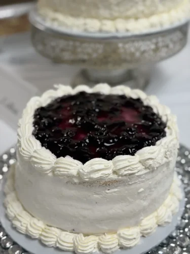 Blueberry cake from the St. Joseph Church, Colfax table. Desserts with the Seminarians held at Maryhill on Thursday, July 23. 