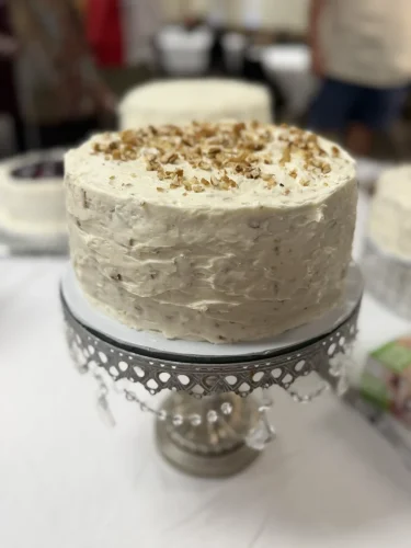 Cake from the St. Joseph, Colfax table. Desserts with the Seminarians held at Maryhill on Thursday, July 23. 