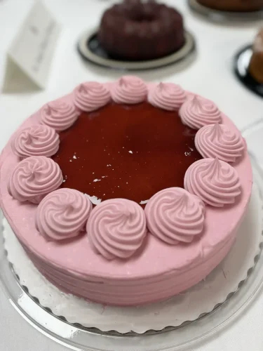 Pink cake from St. Louis Church, Glenmora. Desserts with the Seminarians held at Maryhill on Thursday, July 23. 