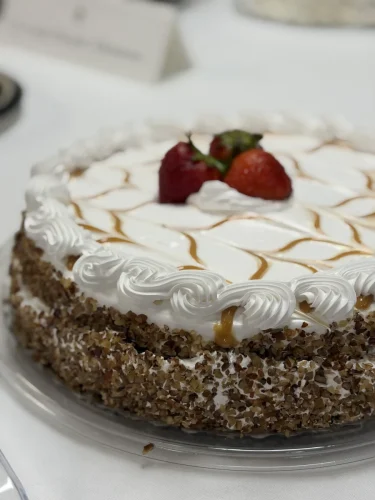 Tres leches cake. Desserts with the Seminarians held at Maryhill on Thursday, July 23. 